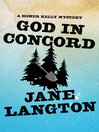 Imagen de portada para God in Concord